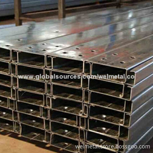 Galvanized steel structure member C and Z section roof purline